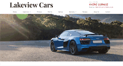 Desktop Screenshot of lakeviewcars.co.uk